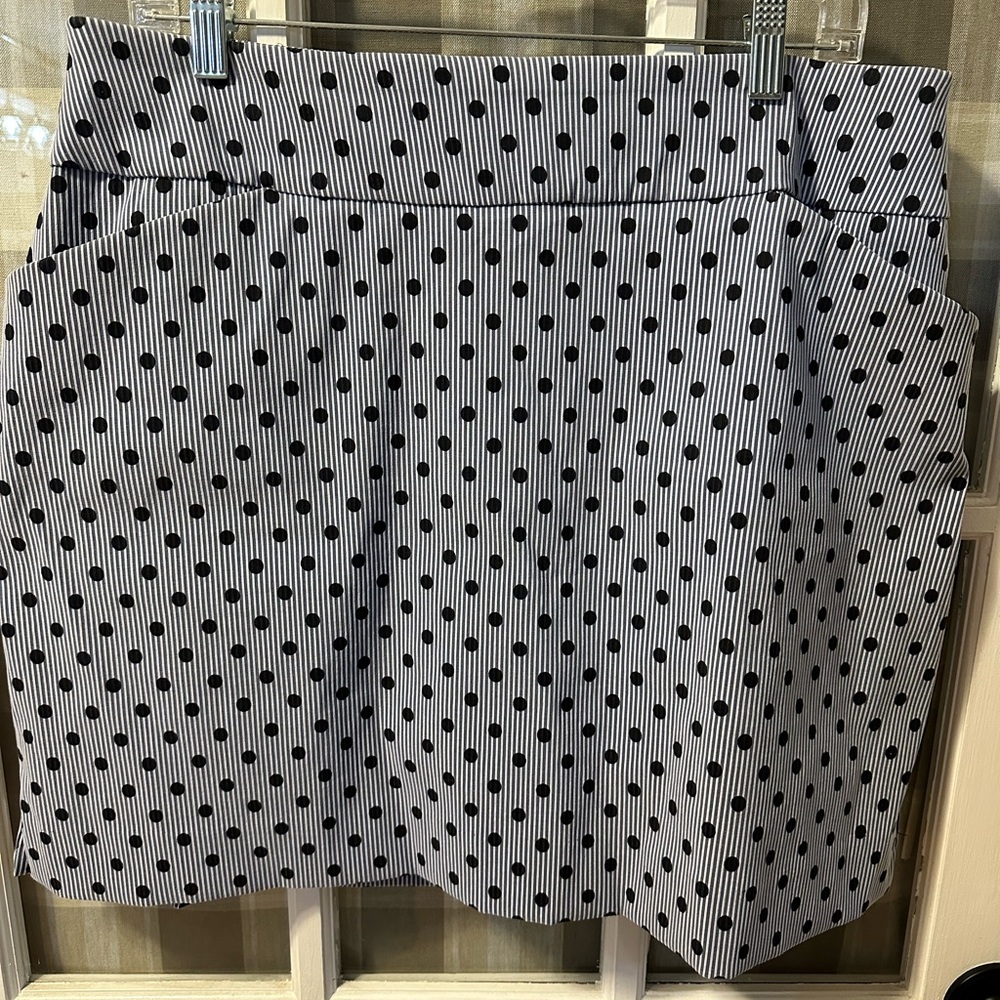 Charter Club Navy Blue A-Line Mini Skort for Casual Occasions